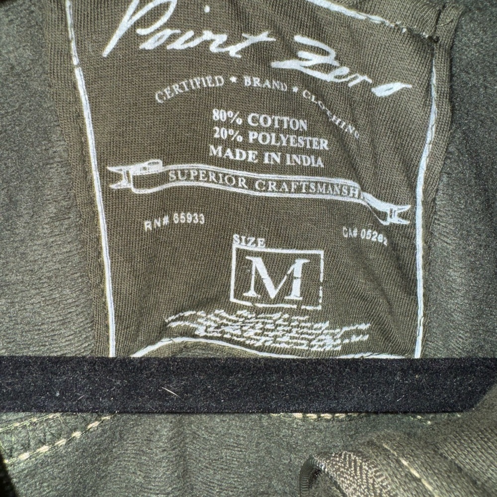 Point Zero Dark Olive Military Jacket - Picture 5 of 6